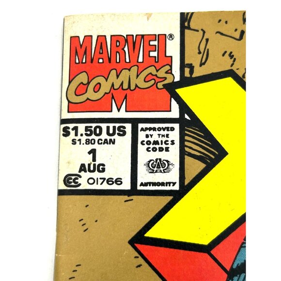 X-Force 1 Marvel Comic Book Graphic August 1991 Vol. 1 Second Print Collectible - Picture 5 of 11